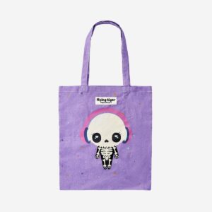 Tote bag with skeleton - Image 1