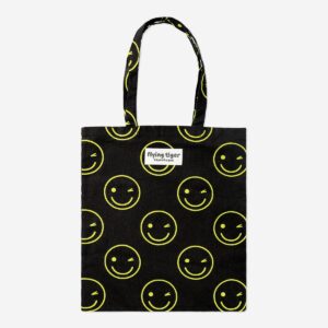 Tote bag with smileys - Image 1