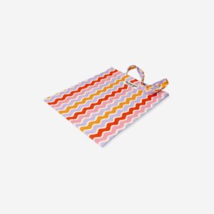 Tote bag with wavy stripes - Image 3