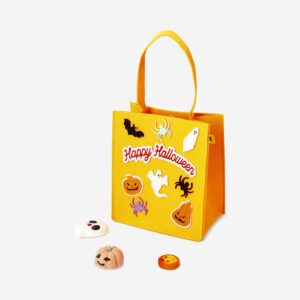Trick and treat felt bag with candy - Vanilla and strawberry flavours - Image 3