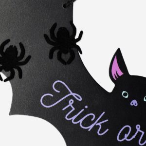 Trick or treat bat door sign - Image 2