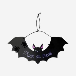 Trick or treat bat door sign - Image 1