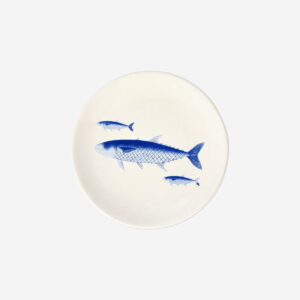 Trinket tray with fish print - 10 cm - Image 2