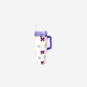 Tumbler with bow print - Image 1