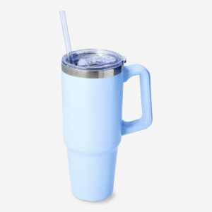 Tumbler with lid and straw - 880 ml - Image 1