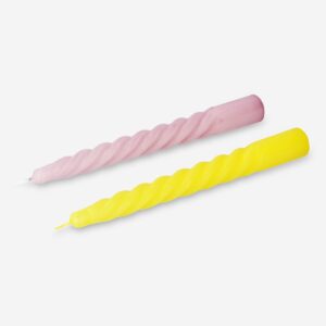 Twisted candles - 4 pcs - Image 3