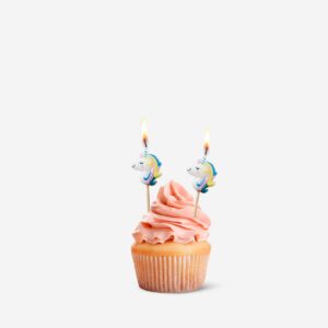 Unicorn cake candles. 6 pcs - Image 2