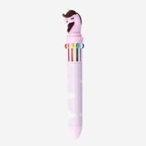 Unicorn shaped multi-coloured ballpoint pen - Image 1