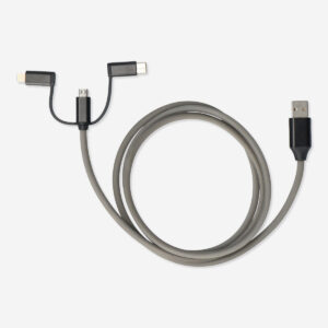 USB charging cable with light. Reacts to sound and music
