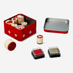 Valentine's stamp set - 8 pcs - Image 1