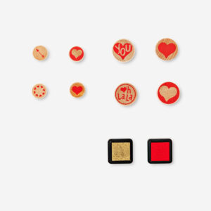 Valentine's stamp set - 8 pcs - Image 2