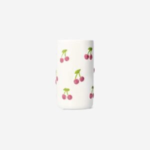 Vase with embossed cherries - 15 cm - Image 2