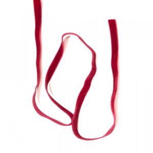 Velvet Ribbon Deep Red 9mm