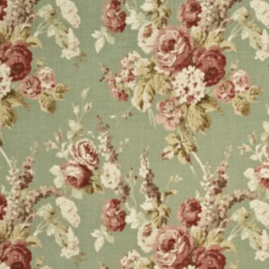 Vintage Floral Coral Sage FD264.S38