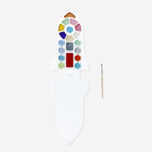 Watercolours. Spaceship - Image 3