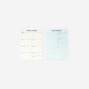 Weekly and daily planner pads - 2 pcs - Image 1