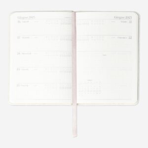 Weekly Diary with Linen Cover A6 - Italian - Image 2
