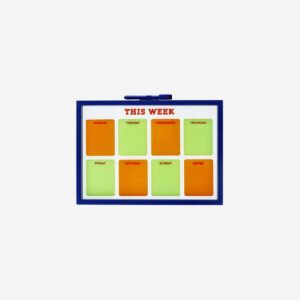 Weekly planner board with marker - Image 1