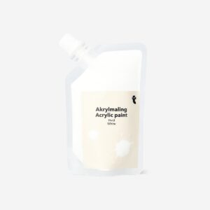 White acrylic paint - 80 ml - Image 1