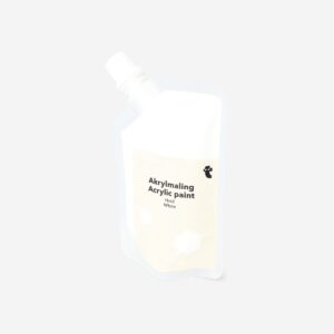 White acrylic paint - 80 ml - Image 2