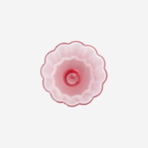 Wine glass with frosted pink finish - 300 ml - Image 3