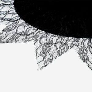 Witch's hat with veil - For adults - Image 3