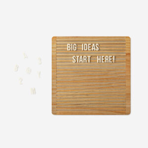 Wooden Letter Board - Image 1