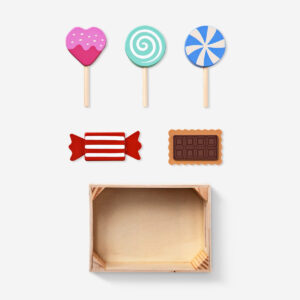 Wooden play sweets - 5 pcs - Image 3