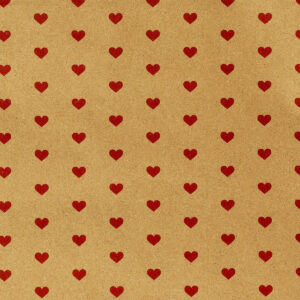 400 cm Wrapping paper - Red hearts - Image 2