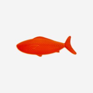 Orange fish serving plate - 26 cm - Image 1