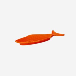 Orange fish serving plate - 26 cm - Image 3